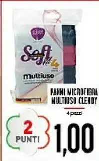 Conad Clendy Panni Microfibra Multiuso offerta