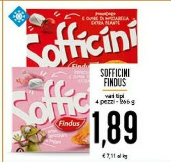 Conad Findus Sofficini Spinaci Mozzarella 266 G(ml) offerta