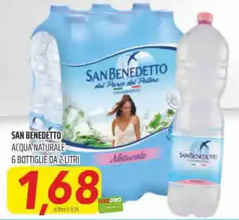 Coop Superstore San Benedetto Acqua Naturale 6 bottiglie da 2 litri offerta