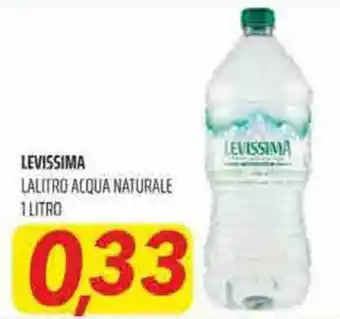 Coop Superstore Levissima Lalitro Acqua naturale 1 litro offerta