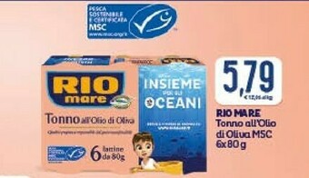 Conad Rio Mare Tonno Rio mare offerta