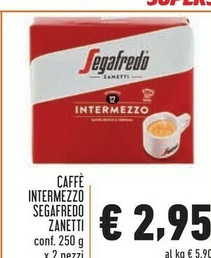 Conad Segafredo Zanetti - Intermezzo Caffè 250 G(ml) offerta