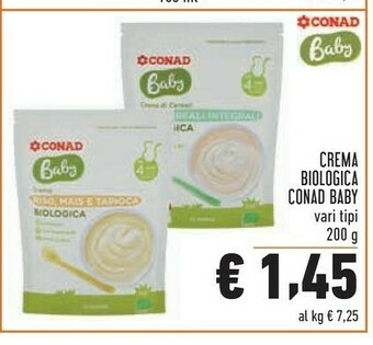 Conad Conad Baby Crema Biologica offerta