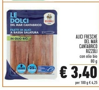 Conad Rizzoli Alici Fresche Del Mar Cantabrico offerta