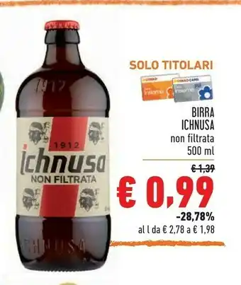 Ichnusa Birra Non Filtrata