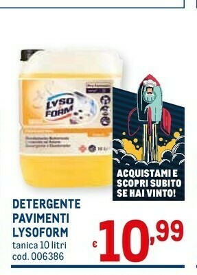 Metro Detergente pavimenti offerta