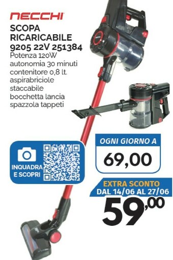Orizzonte Necchi Scopa elettrica offerta