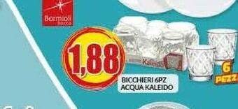 Risparmio Casa Bicchieri 6pz Acqua Kaleido offerta