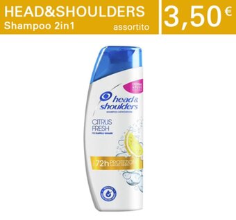 Iper Tosano head & shoulders Shampoo 2in1 assortito offerta