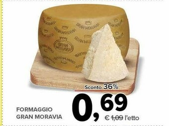 Todis Gran moravia Formaggio offerta