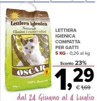 Lettiera per gatti