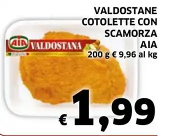 Ecu Discount Aia Valdostane Cotolette con scamorza 200 g offerta