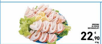 Spazio Conad Spiedini di pesce decongelati offerta