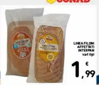 Spazio Conad Linea filoni affettati interpan offerta