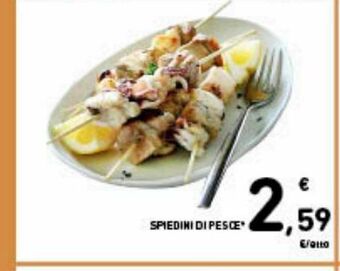 Spazio Conad Spiedini di pesce offerta
