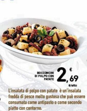Spazio Conad Bocconcini di polpo con patate offerta