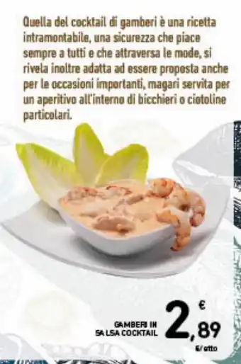 Spazio Conad Gamberi in salsa cocktail offerta