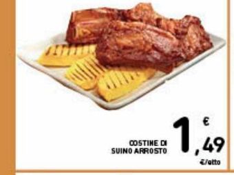 Spazio Conad Costine di suino arrosto offerta