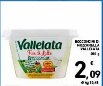 Spazio Conad Bocconcini di mozzarella vallelata offerta