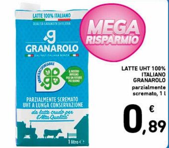 Spazio Conad Latte uht 100% italiano granarolo offerta