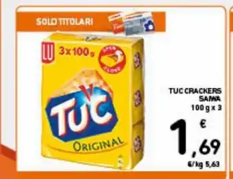 Spazio Conad Tuc crackers saiwa offerta