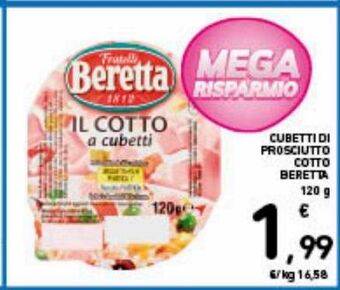 Spazio Conad Cubetti di prosciutto cotto beretta offerta