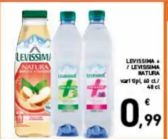 Spazio Conad Levissima + / levissima natura offerta