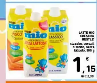 Spazio Conad Latte mio crescita nestlè offerta
