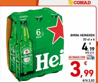 Spazio Conad Birra heineken offerta