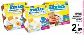 Spazio Conad Merende al latte mo nestlè offerta