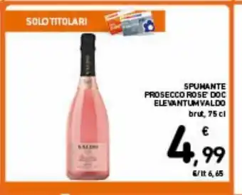 Spazio Conad Spumante prosecco rosè doc elevantumvaldo offerta