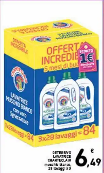 Spazio Conad Detersivo lavatrice chanteclair offerta