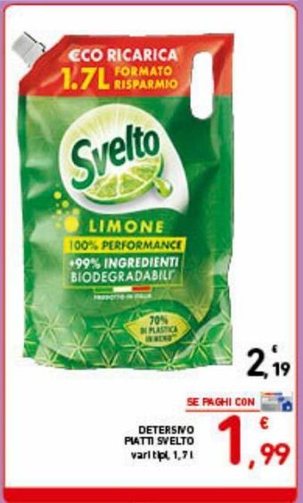 Spazio Conad Detersivo piatti svelto offerta