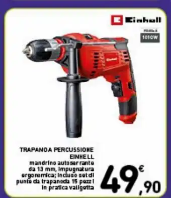 Spazio Conad Trapano percussione einhell offerta