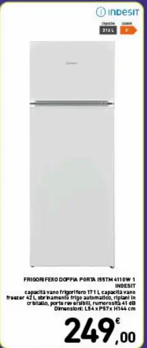 Frigorifero doppia porta i55tm 4110w 1 indesit