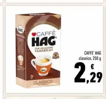 Conad Caffe' hag classico, 250 g offerta