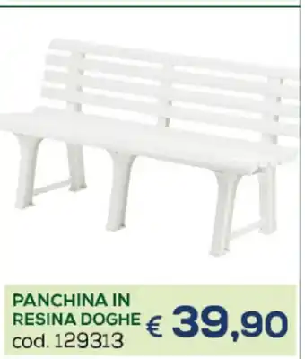 Casa & Co Panchina in Resina Doghe offerta
