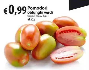 Pomodori oblunghi verdi