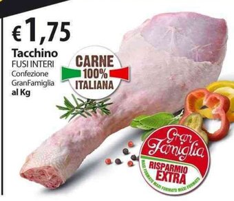 Extra Supermercati Tacchino Fusi Interi offerta