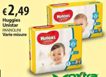 Extra Supermercati Huggies Unistar offerta