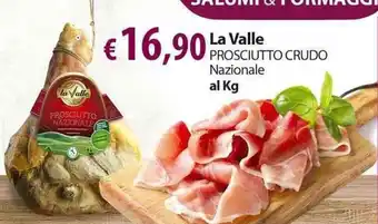 Extra Supermercati La Valle Prosciutto Crudo offerta