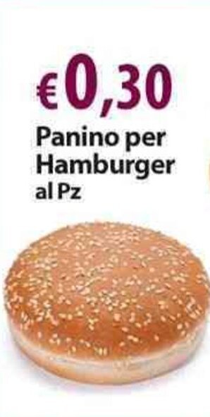 Extra Supermercati Panino per Hamburger offerta