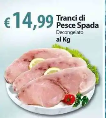 Tranci di Pesce Spada