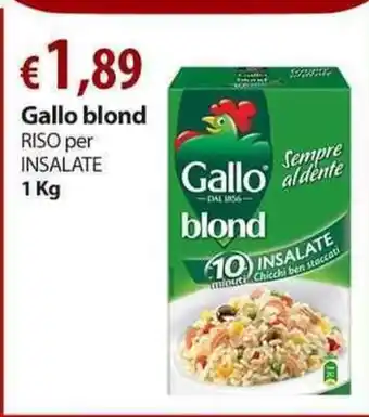 Extra Supermercati Gallo blond Riso per Insalate 1kg offerta