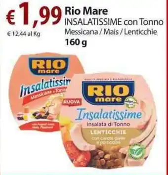 Extra Supermercati Rio Mare Insalatissime con Tonno 160g offerta