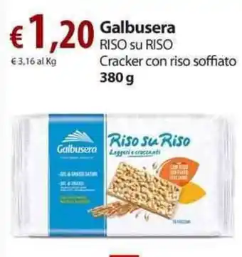 Extra Supermercati Galbusera Riso su Riso 380g offerta