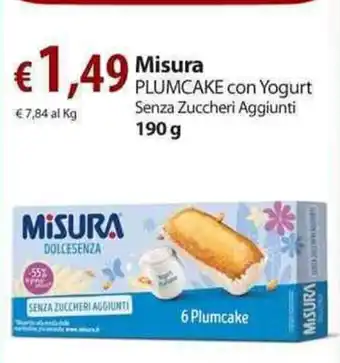 Extra Supermercati Misura Plumcake con Yogurt 190g offerta