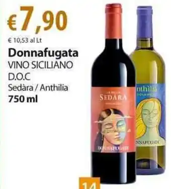 Extra Supermercati Donnafugata Vino Siciliano 750ml offerta