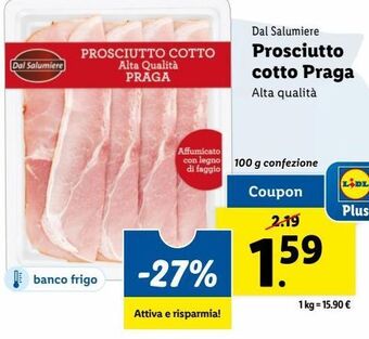 Lidl Prosciutto cotto offerta