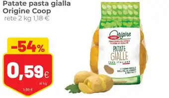 Coop Patate pasta gialla Origine Coop rete 2 kg offerta